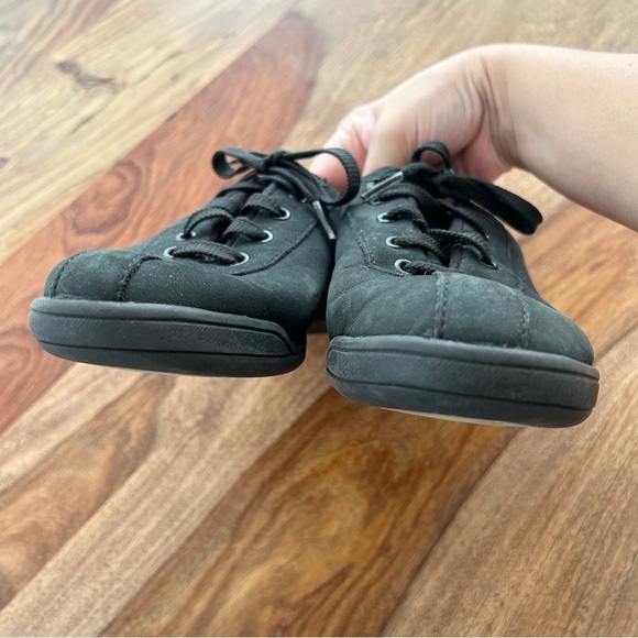 Easy Spirit AP1 walking shoes black suede lace up sneakers - Picture 7 of 11